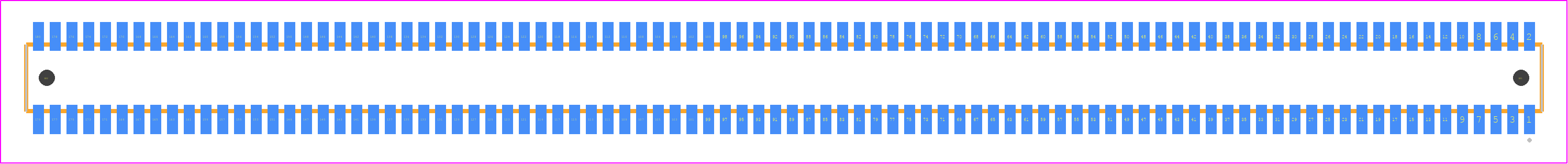 CLE-190-01-F-DV-A-P-TR - SAMTEC PCB footprint - Other - Other - CLE-190-01-X-DV-A-P-TR