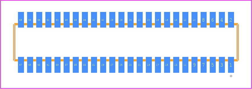 CLE-124-01-F-DV-P-TR - SAMTEC PCB footprint - Other - Other - CLE-124-01-X-DV-P-TR