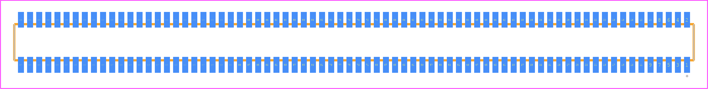 CLE-174-01-F-DV-P-TR - SAMTEC PCB footprint - Other - Other - CLE-174-01-X-DV-P-TR