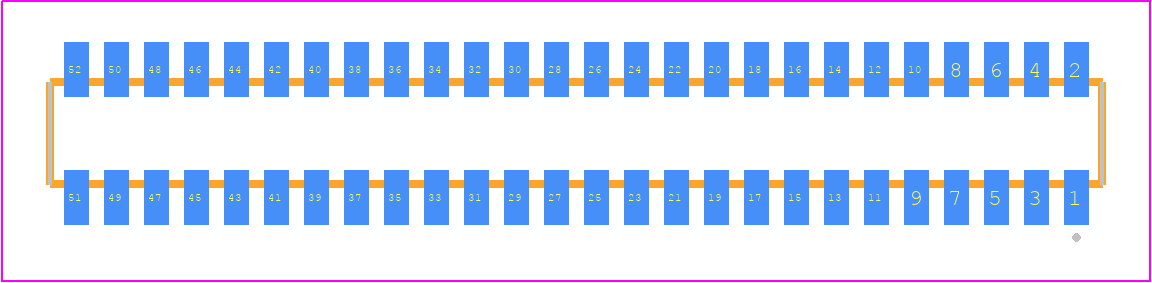 CLM-126-02-LM-D-TR - SAMTEC PCB footprint - Other - Other - CLM-126-02-XX-D-TR