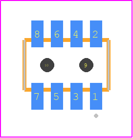 CLM-104-02-H-D-A - SAMTEC PCB footprint - Other - Other - CLM-104-02-XX-D-A