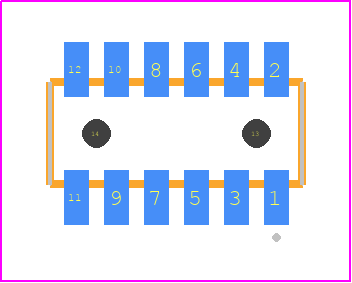 CLM-106-02-H-D-A - SAMTEC PCB footprint - Other - Other - CLM-106-02-XX-D-A