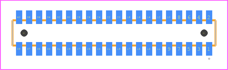 CLM-120-02-G-D-A - SAMTEC PCB footprint - Other - Other - CLM-120-02-XX-D-A