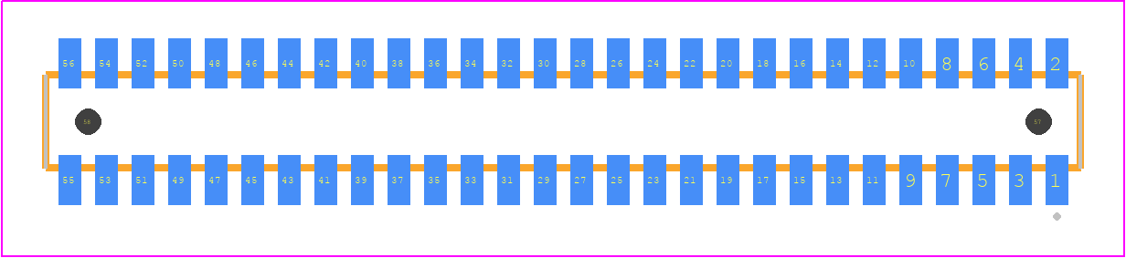 CLM-128-02-F-D-A - SAMTEC PCB footprint - Other - Other - CLM-128-02-XX-D-A