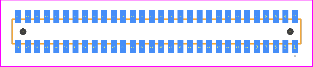 CLM-130-02-LM-D-A - SAMTEC PCB footprint - Other - Other - CLM-130-02-XX-D-A