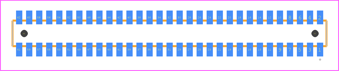 CLM-131-02-LM-D-A - SAMTEC PCB footprint - Other - Other - CLM-131-02-XX-D-A