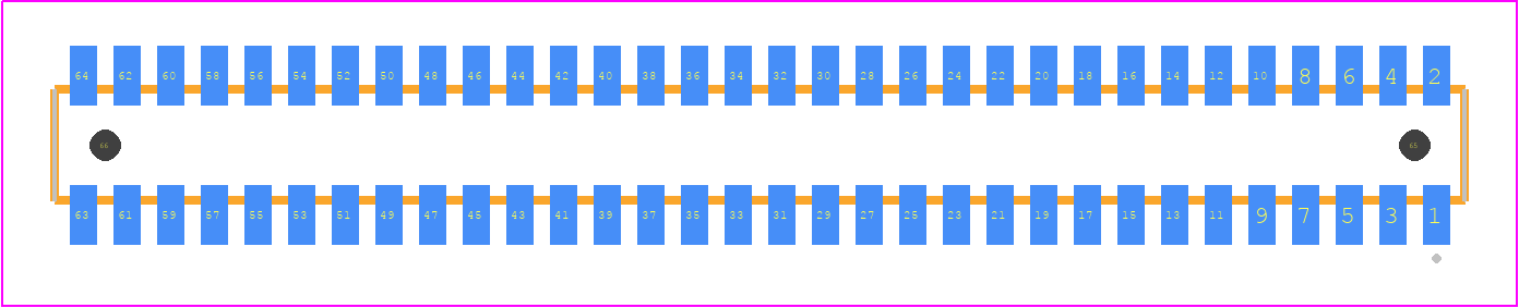 CLM-132-02-LM-D-A - SAMTEC PCB footprint - Other - Other - CLM-132-02-XX-D-A