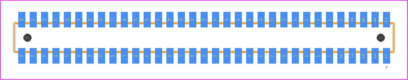 CLM-133-02-L-D-A - SAMTEC PCB footprint - Other - Other - CLM-133-02-XX-D-A