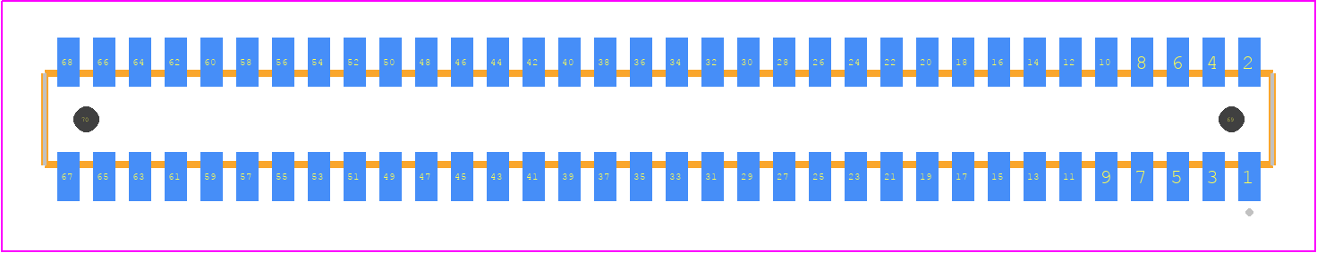CLM-134-02-F-D-A - SAMTEC PCB footprint - Other - Other - CLM-134-02-XX-D-A