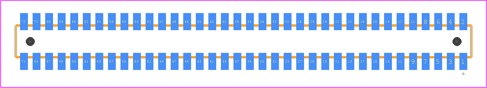 CLM-136-02-G-D-A - SAMTEC PCB footprint - Other - Other - CLM-136-02-XX-D-A