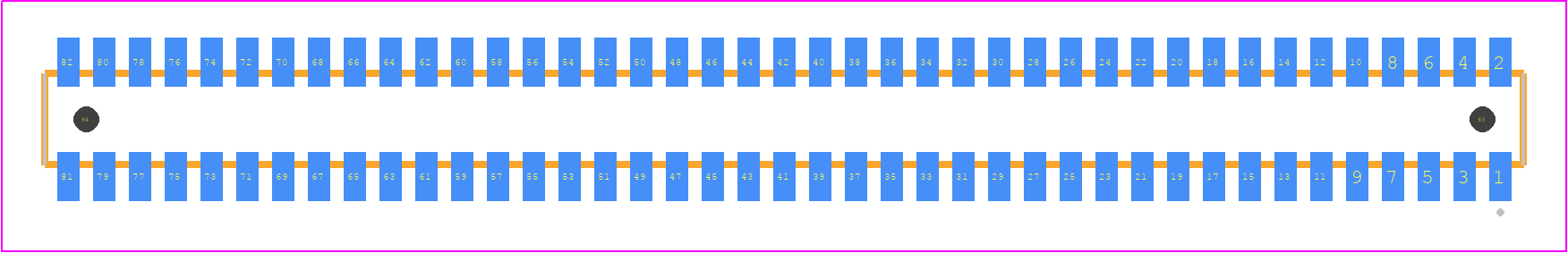 CLM-141-02-G-D-A - SAMTEC PCB footprint - Other - Other - CLM-141-02-XX-D-A
