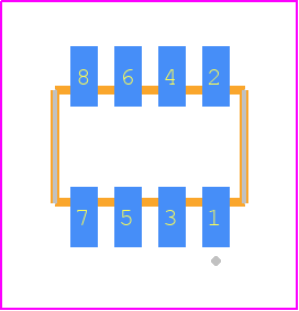 CLM-104-02-LM-D-P - SAMTEC PCB footprint - Other - Other - CLM-104-02-XX-D-Y