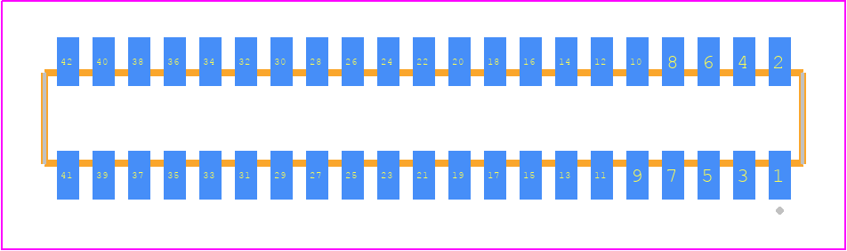 CLM-121-02-H-D-P - SAMTEC PCB footprint - Other - Other - CLM-121-02-XX-D-Y