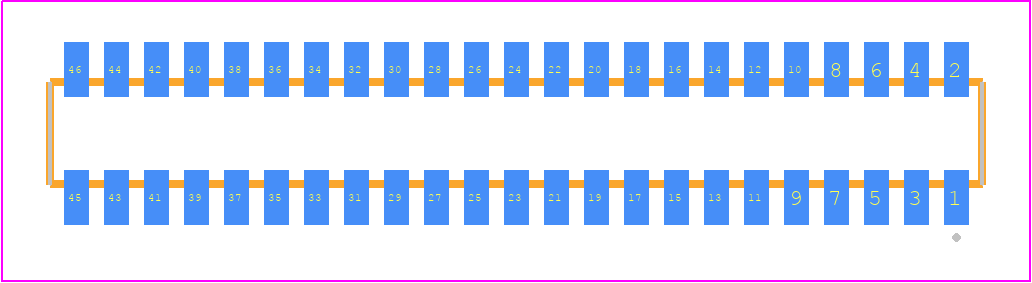 CLM-123-02-LM-D-P - SAMTEC PCB footprint - Other - Other - CLM-123-02-XX-D-Y