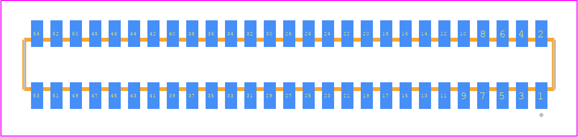 CLM-127-02-F-D-K - SAMTEC PCB footprint - Other - Other - CLM-127-02-XX-D-Y