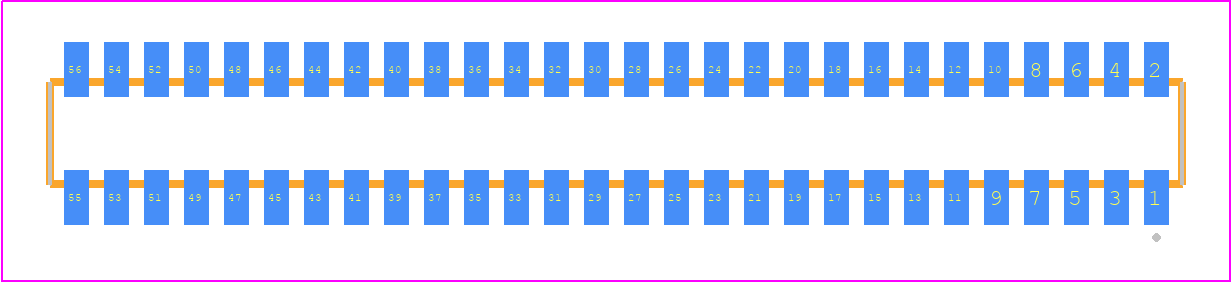 CLM-128-02-G-D-K - SAMTEC PCB footprint - Other - Other - CLM-128-02-XX-D-Y