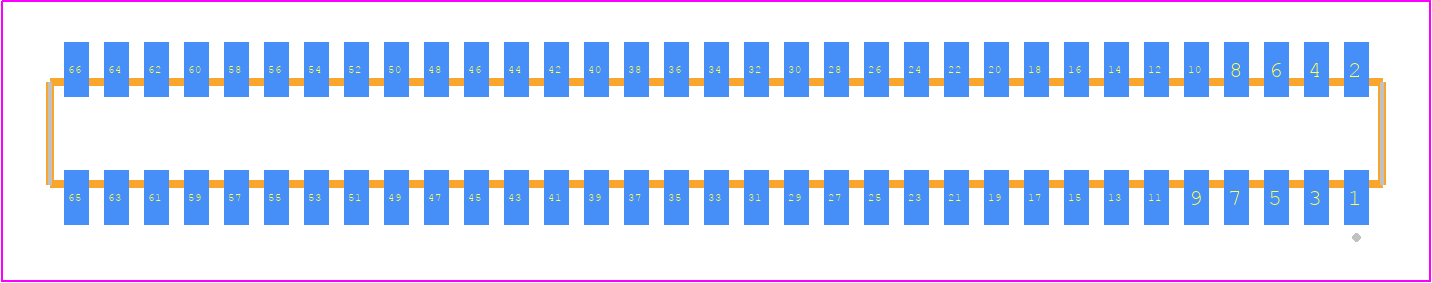 CLM-133-02-LM-D-P - SAMTEC PCB footprint - Other - Other - CLM-133-02-XX-D-Y
