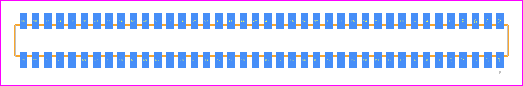 CLM-140-02-L-D-K - SAMTEC PCB footprint - Other - Other - CLM-140-02-XX-D-Y