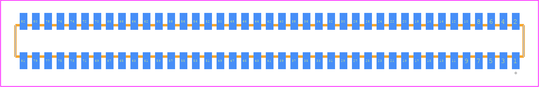 CLM-141-02-LM-D-P - SAMTEC PCB footprint - Other - Other - CLM-141-02-XX-D-Y
