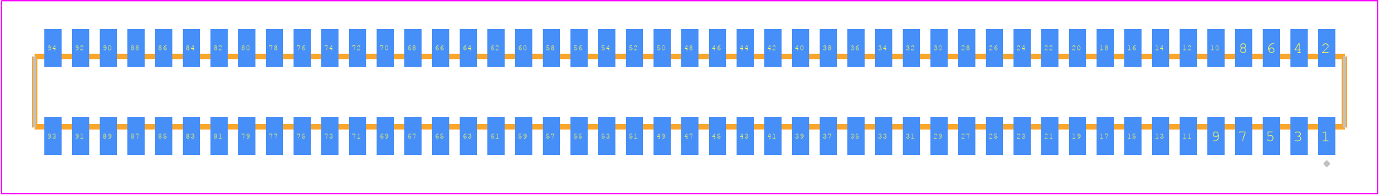 CLM-147-02-F-D-P - SAMTEC PCB footprint - Other - Other - CLM-147-02-XX-D-Y