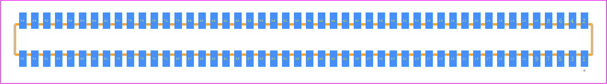 CLM-148-02-F-D-P - SAMTEC PCB footprint - Other - Other - CLM-148-02-XX-D-Y