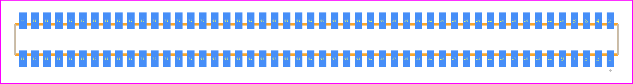 CLM-150-02-L-D-K - SAMTEC PCB footprint - Other - Other - CLM-150-02-XX-D-Y