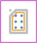 PMCM650CUNEZ - Nexperia PCB footprint - BGA - BGA - WLCSP6_3-2