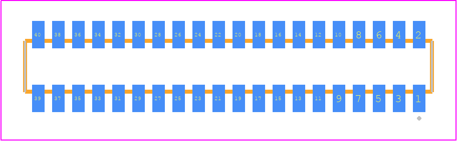 CLM-120-02-LM-D-K-TR - SAMTEC PCB footprint - Other - Other - CLM-120-02-XX-D-Y-TR