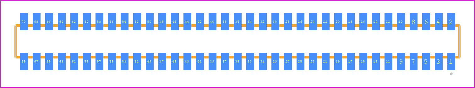 CLM-135-02-F-D-P-TR - SAMTEC PCB footprint - Other - Other - CLM-135-02-XX-D-Y-TR