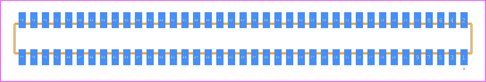 CLM-139-02-G-D-K-TR - SAMTEC PCB footprint - Other - Other - CLM-139-02-XX-D-Y-TR