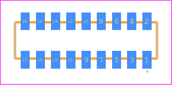 CLP-109-02-L-D-P-TR - SAMTEC PCB footprint - Other - Other - CLP-109-02-XXX-D-P-TR