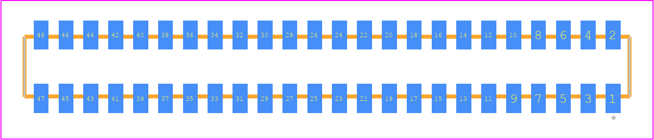 CLP-124-02-LM-D-P-TR - SAMTEC PCB footprint - Other - Other - CLP-124-02-XXX-D-P-TR