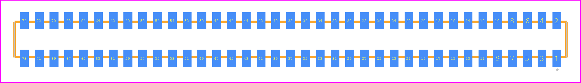 CLP-137-02-LM-D-P-TR - SAMTEC PCB footprint - Other - Other - CLP-137-02-XXX-D-P-TR