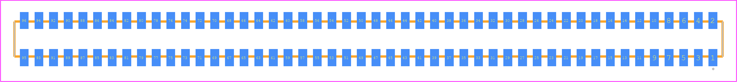 CLP-148-02-LM-D-P-TR - SAMTEC PCB footprint - Other - Other - CLP-148-02-XXX-D-P-TR