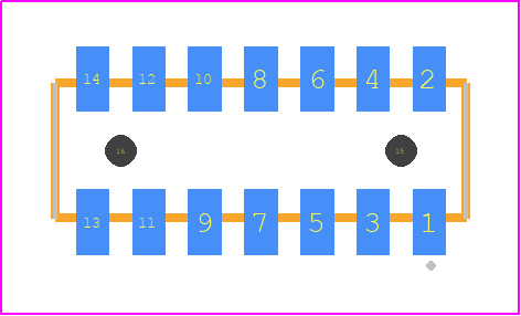 CLP-107-02-S-D-A-P-TR - SAMTEC PCB footprint - Other - Other - CLP-107-02-XXX-D-A-P-TR