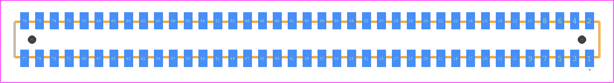 CLP-139-02-L-D-A-P-TR - SAMTEC PCB footprint - Other - Other - CLP-139-02-XXX-D-A-P-TR