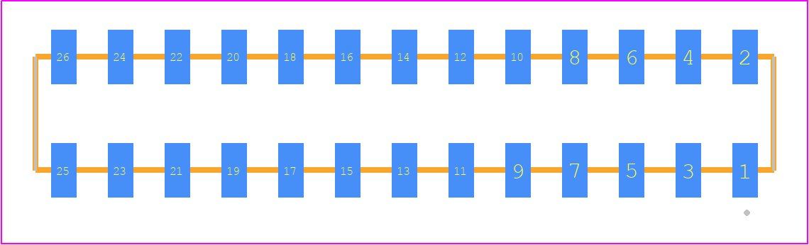 CLT-113-02-H-D - SAMTEC PCB footprint - Other - Other - CLT-113-02-XX-D