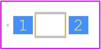 AM2520SYCK03 - Kingbright PCB footprint - Other - Other - 2.50mm L x 2.00mm W