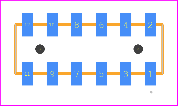 CLT-106-02-LM-D-A - SAMTEC PCB footprint - Other - Other - CLT-106-02-XX-D-A