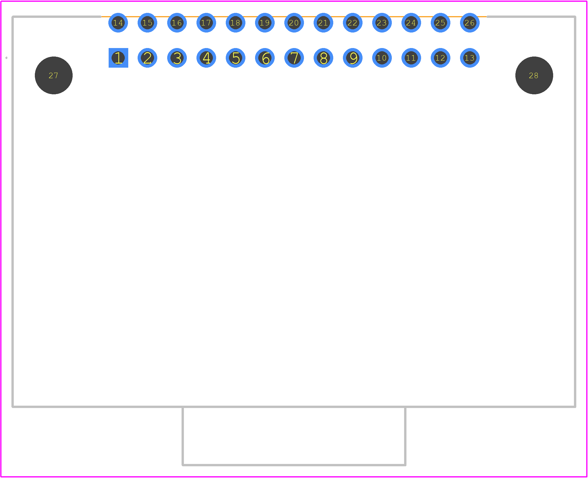 MX23A26NF2 - JAE PCB footprint - Other - Other - MX23A26NF2-2