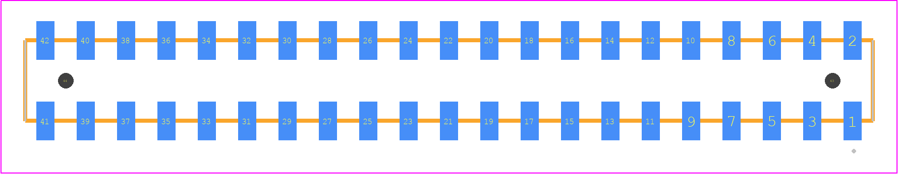 CLT-121-02-LM-D-A-P - SAMTEC PCB footprint - Other - Other - CLT-121-02-XX-D-A-Y