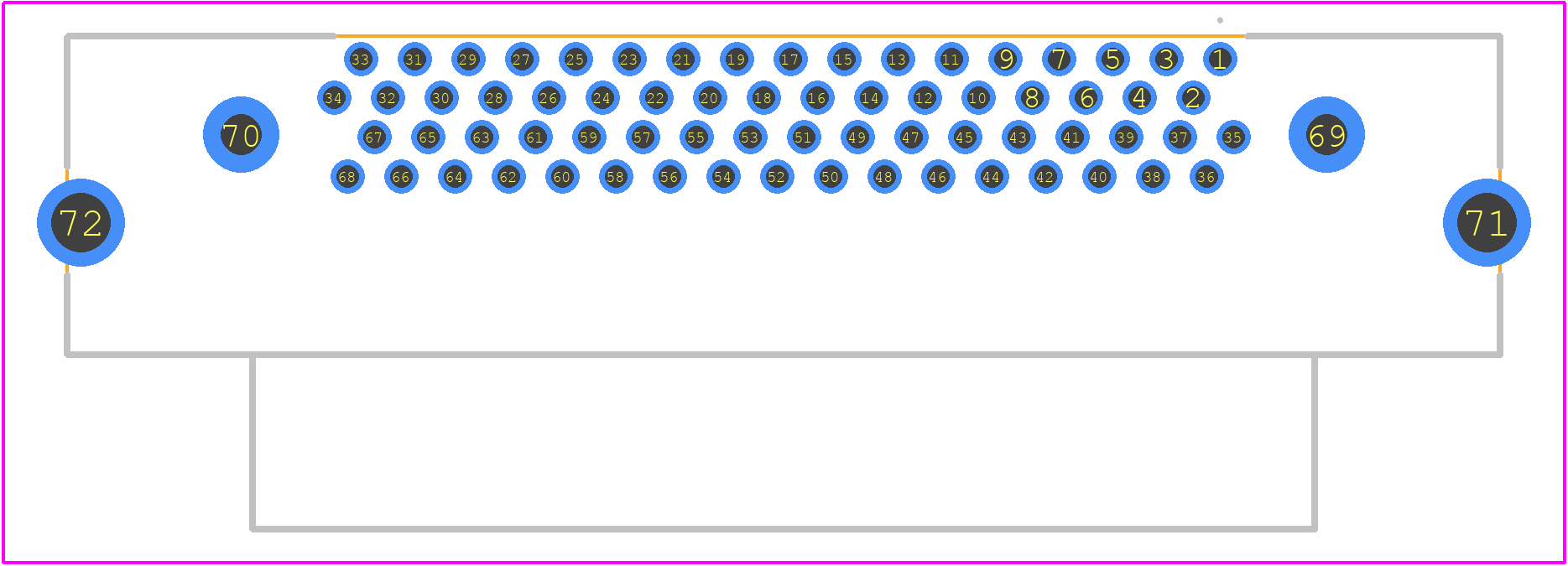 796055-1 - TE Connectivity PCB footprint - Other - Other - 796055-1-2