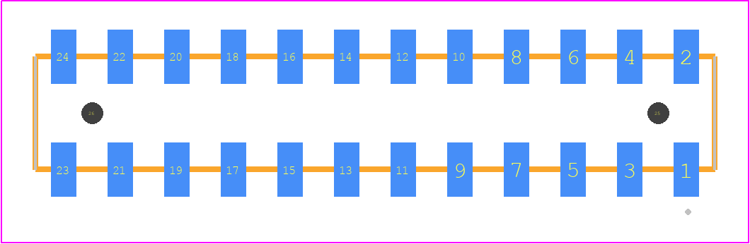 CLT-112-02-SM-D-A-K-TR - SAMTEC PCB footprint - Other - Other - CLT-112-02-XX-D-A-Y-TR