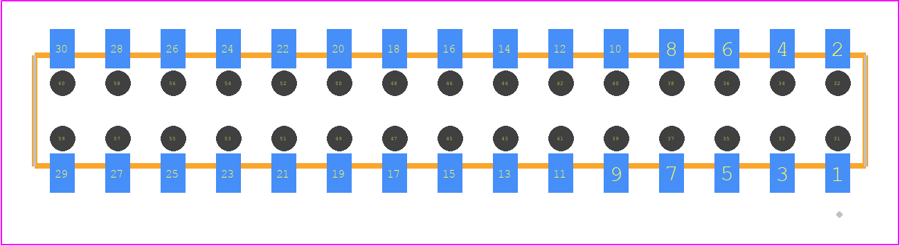 CLT-115-02-G-D-BE - SAMTEC PCB footprint - Other - Other - CLT-115-02-XX-D-BE