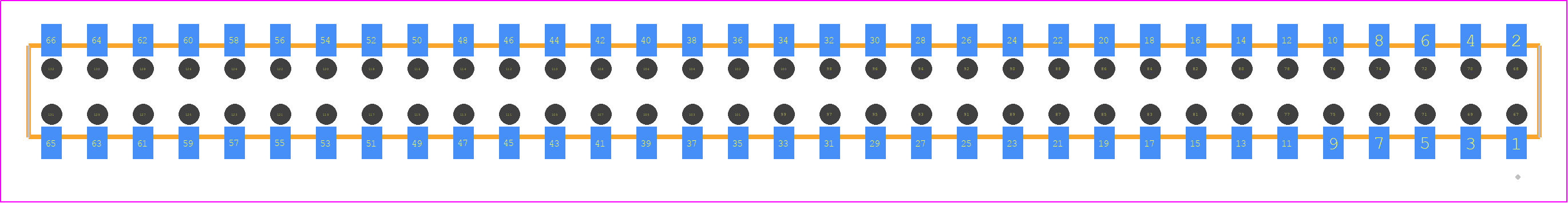 CLT-133-02-G-D-BE - SAMTEC PCB footprint - Other - Other - CLT-133-02-XX-D-BE