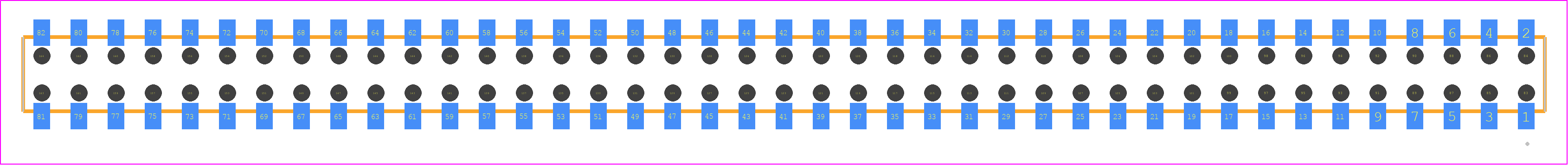 CLT-141-02-LM-D-BE - SAMTEC PCB footprint - Other - Other - CLT-141-02-XX-D-BE