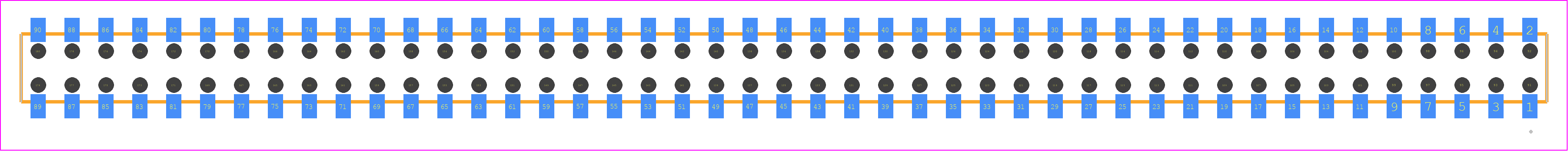 CLT-145-02-G-D-BE - SAMTEC PCB footprint - Other - Other - CLT-145-02-XX-D-BE
