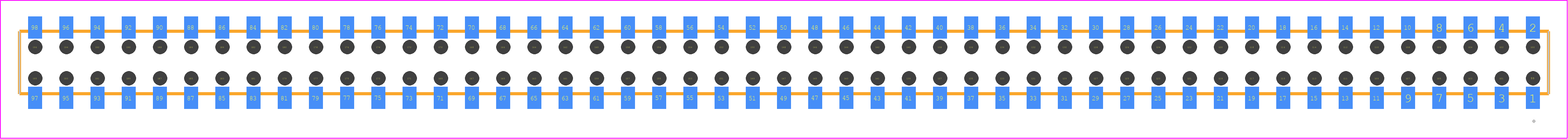 CLT-149-02-LM-D-BE - SAMTEC PCB footprint - Other - Other - CLT-149-02-XX-D-BE