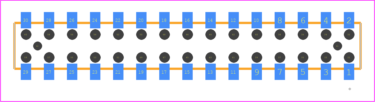 CLT-115-02-L-D-BE-A-TR - SAMTEC PCB footprint - Other - Other - CLT-115-02-YY-D-BE-A-TR