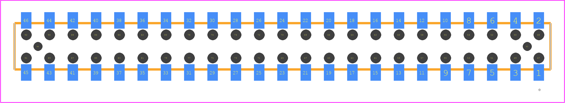 CLT-123-02-F-D-BE-A - SAMTEC PCB footprint - Other - Other - CLT-123-02-YY-D-BE-A